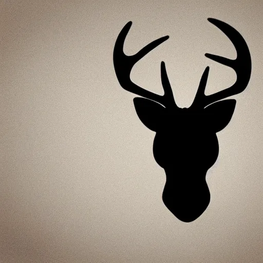 Image similar to forest deer silhouette mask