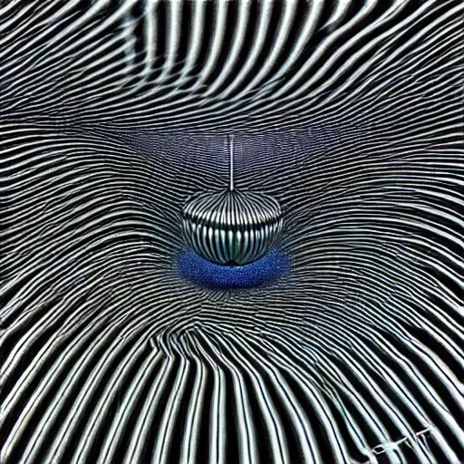 Prompt: hyperbolic spacetime vortex powers the void. by junji ito, hyperrealistic photorealism acrylic on canvas, resembling a high resolution photograph