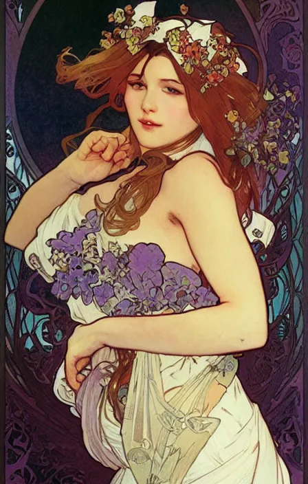 Image similar to bodice ripper book cover art by artgerm alphonse mucha, wlop