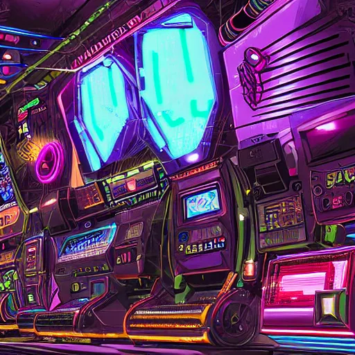 Image similar to meganoid machine, cyberpunk style, high details, digital art