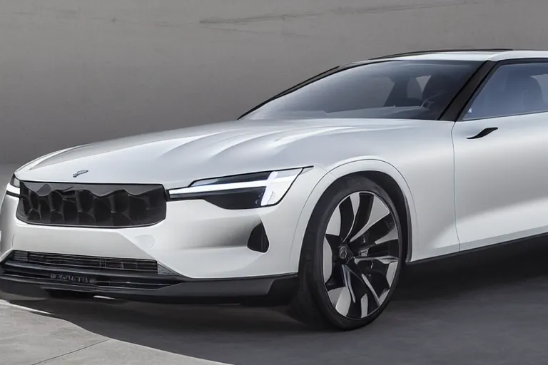 Image similar to new vehicle, wide body, intricate, elegant, highly detailed, smooth, sharp focus, art style from Polestar 1 and Polestar Precept concept