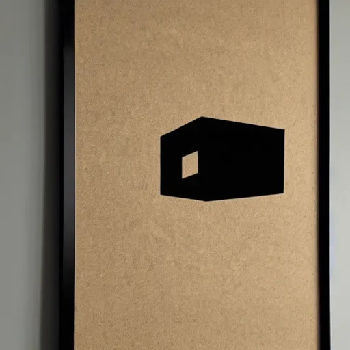 Image similar to mysterious box, black mirror poster,