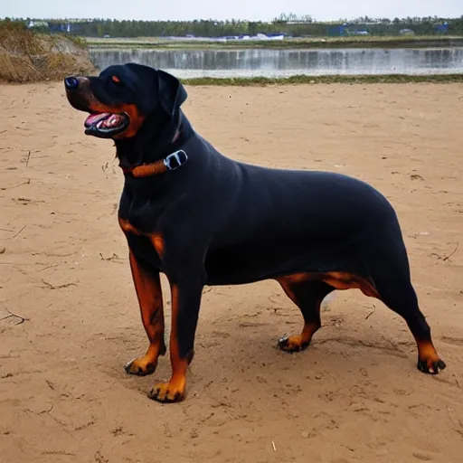 Image similar to Rottweiler whale hybrid