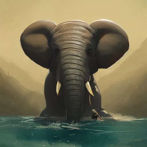 Image similar to loxodon by greg rutkowski