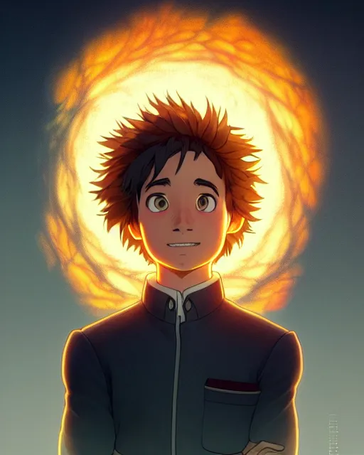 Prompt: portrait of calcifer from the movie howl's moving castle, intricate, elegant, highly detailed, digital painting, artstation, concept art, smooth, sharp focus, illustration, art by artgerm and greg rutkowski and fra angelico and alphons mucha