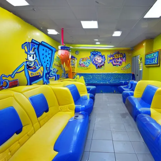 spongebob car interior