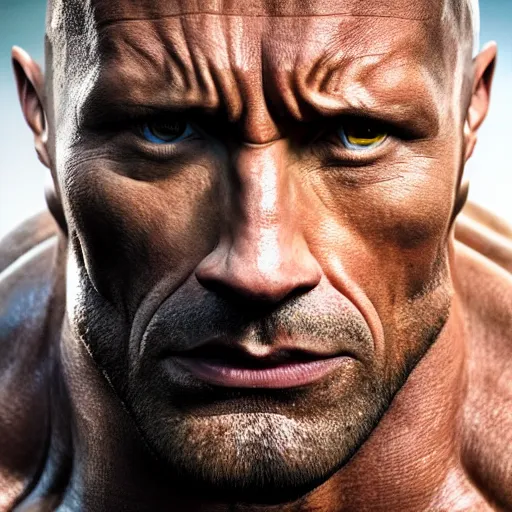 Image similar to Dwayne Johnson as Wolverine,muscle extremely detailed, fantastic details full face, mouth, trending on artstation, pixiv, cgsociety, hyperdetailed Unreal Engine, optimization 4k 8k ultra HD, WLOP