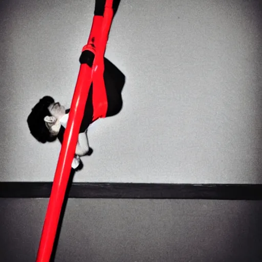 Image similar to mario as a pole dancer