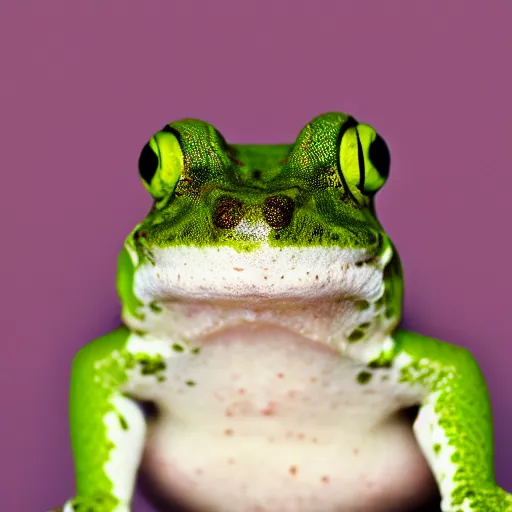 Image similar to a portrait photo of dog frog rabbit gecko, award winning photography, 5 0 mm