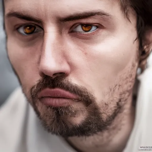 Image similar to closeup portrait of andrey karr, art photography, sigma 5 0 mm, f 1. 8, insane details, hyper realistic, 8 k, volumetric lighting, very detailed face, 4 k, award winning