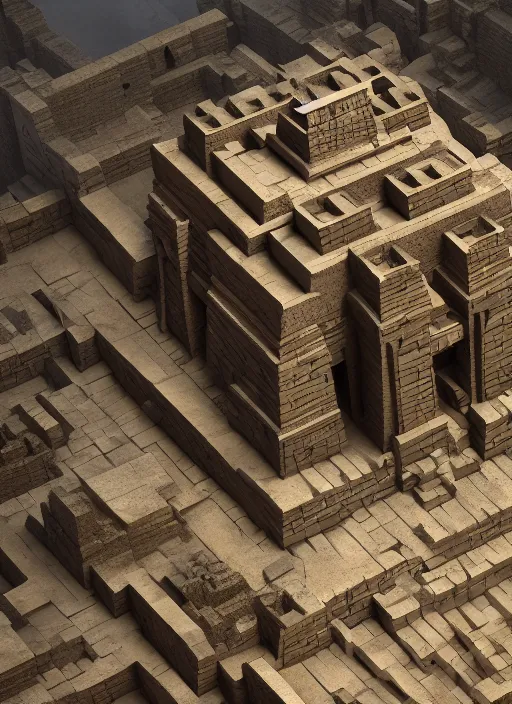 Image similar to a mixture of aztec and egyptian architecture castle, in the style of paul chadeisson, from 8 k matte, cinematic lighting, trending on artstation, unreal engine, highly detailed, 8 k wallpaper, cinematic lighting, octane, matte painting, volumetric lighting, atmosphere, mist, fog, clouds, matte painting, v - ray, flickr