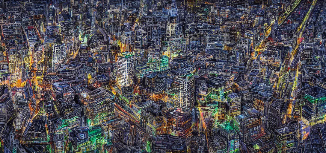 Image similar to Illuminati, cityscape, realistic, 8k, high detail, 10 bit colour, hdr