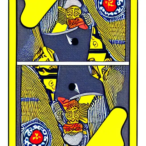 Image similar to a playing card