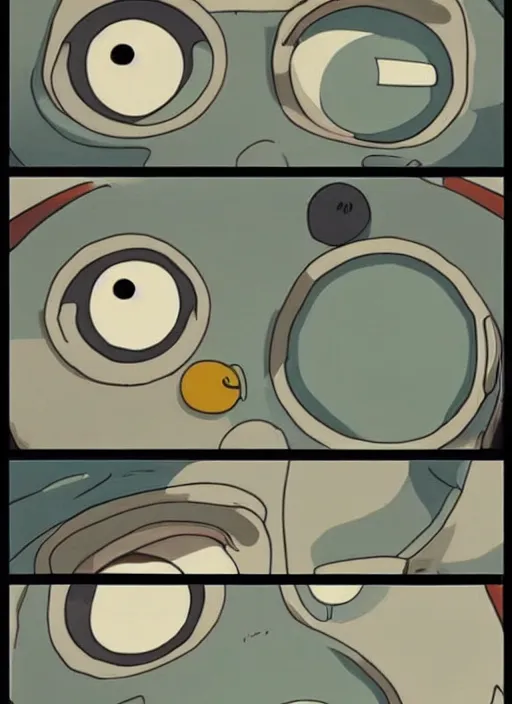 Prompt: a washing machine by studio ghibli, googly eyes, cute, anime : : artstyle of spirited away