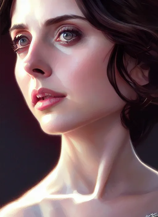 Prompt: ultra realistic illustration, handsome alison brie. realistic intricate, elegant, highly detailed, digital painting, artstation, concept art, smooth, sharp focus, illustration, art by artgerm and greg rutkowski and alphonse mucha and wlop