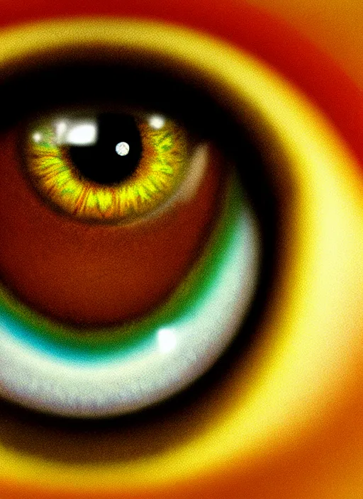 Prompt: diverse eyes!, centered dot pupil, round pupil, happy smiling human eye, round iris, half closed, advanced art, art styles mix, from wikipedia, eye relections, hd macro photograph