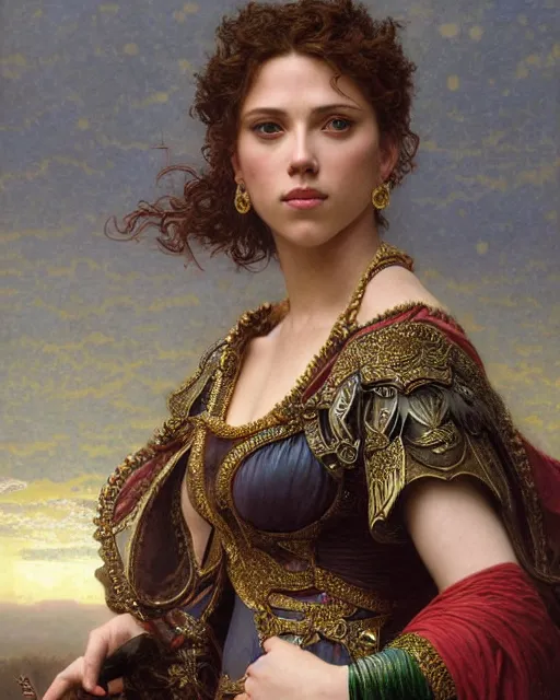 a scarlett johansson, dressed in ornate, detailed, | Stable Diffusion ...
