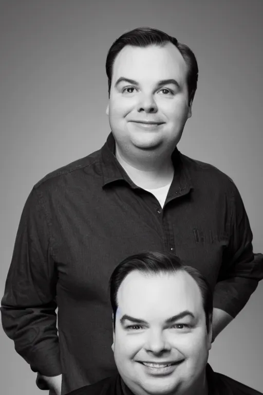 Image similar to rich evans, head and shoulders studio photo