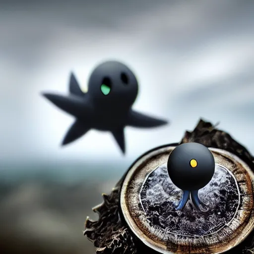 Image similar to national geographic photo of gastly, pokemon in the wild, intricate, portrait, 8 k highly professionally detailed, hdr, award winning