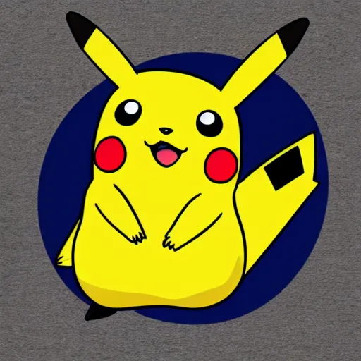 Image similar to chubby pikachu surfing