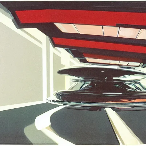 Prompt: by syd mead