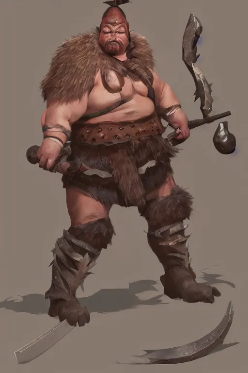 Prompt: rpg character art of a hog warrior, highly detailed, half - body composition, by jeremy lipking, by studio ghibli, by disney, video game fanart, gorgeous face