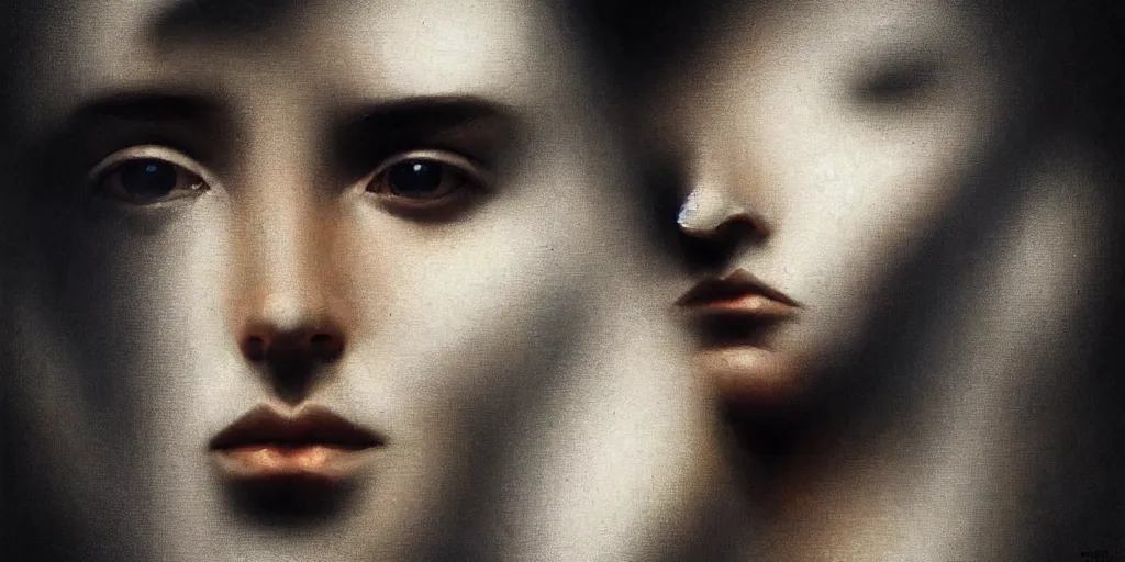 Image similar to highly detailed portrait of a portrait geometric face modernist bauhaus minimalism, by greg rutkowski and fujimoto tatsuki, dramatic lighting, dynamic pose, dynamic perspective