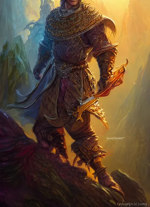 Image similar to commoner, gold, ultra detailed fantasy, dndbeyond, bright, colourful, realistic, dnd character portrait, full body, pathfinder, pinterest, art by ralph horsley, dnd, rpg, lotr game design fanart by concept art, behance hd, artstation, deviantart, hdr render in unreal engine 5