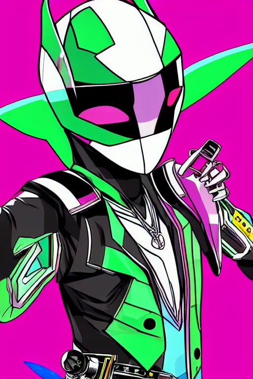 Prompt: random kamen rider. gta vice city style art, pop art, aesthetic art, 8 k, stylish, elegant asymmetrical, high details, digital painting, concept art, smooth, beautiful, amazing details, full body perfect, sharp focus, illustration, intricate, art by arstation and mimmo rottela, pixels art by paul robertson