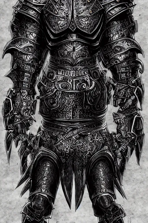 Image similar to armoured warrior human figure monster, symmetrical, highly detailed, digital art, crow themed armour, sharp focus, trending on art station, kentaro miura manga art style