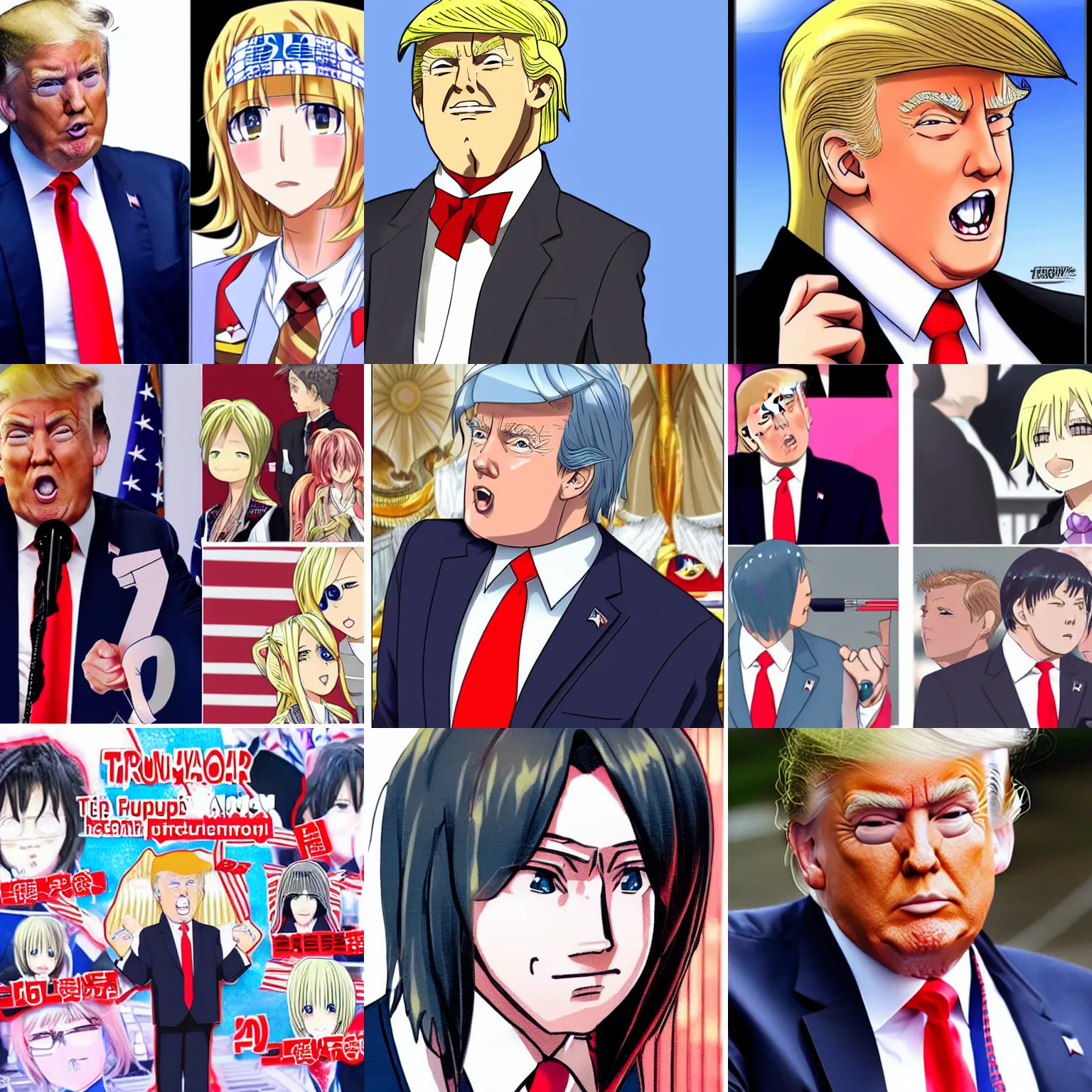 trump as an anime waifu | Stable Diffusion | OpenArt