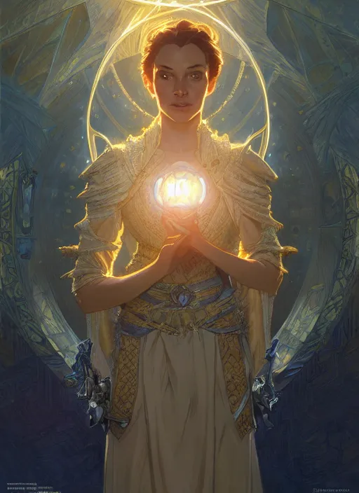 Image similar to the sapphire herald, intricate, cinematic lighting, highly detailed, digital painting, artstation, concept art, smooth, sharp focus, illustration, art by terry moore and greg rutkowski and alphonse mucha