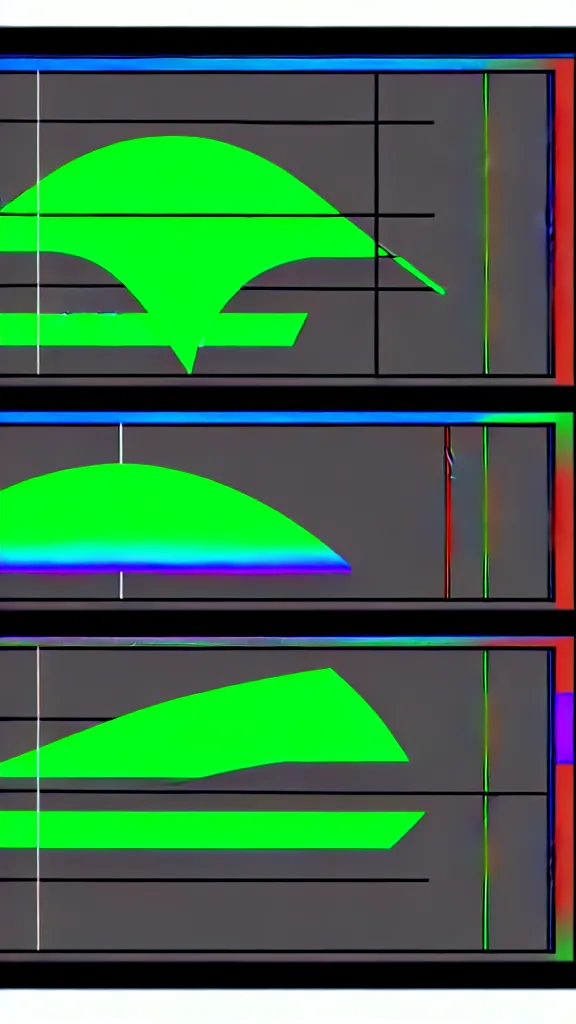 Image similar to vector graphics terminal display, hacking computer with complex on screen graphics showing charts and diagrams