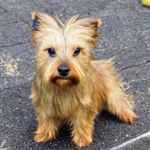 Image similar to Norfolk terrier pokemon, lightning