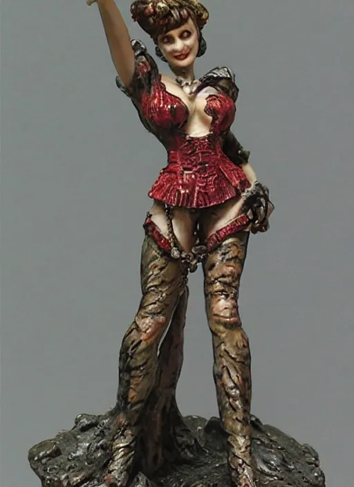 Image similar to Fine Image on the store website, eBay, Full body, 80mm resin detailed miniature of an attractive mature lady