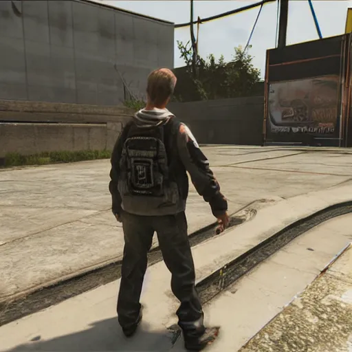 Prompt: tony hawk, in tarkov