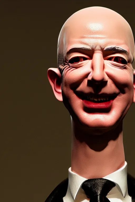 Image similar to jeff bezos as a scary angry vampire, photorealistic, cinematic lighting, highly detailed, very intricate, by guillermo del toro