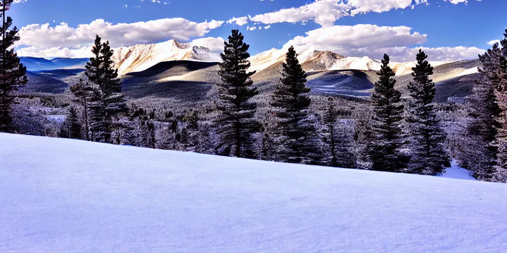 Image similar to colorado mountains in winter