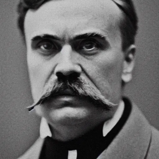 Image similar to 3 5 mm portrait of friedrich nietzsche