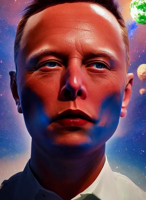 Prompt: ( ( ( elon musk ) ) ) by pablo picasso, spacex, mars mission, fantasy, photorealistic, octane render, vibrant colors, unreal engine, dynamic lighting, perfect factions, very detailed faces, trending on artstation, poster, volumetric lighting