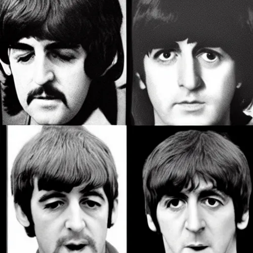 Image similar to the beatles are aliens