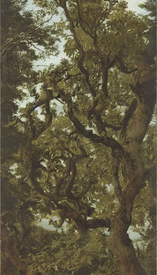 Prompt: atlas texture map mecascans, tree branches white background illustrated by eugene von guerard, ivan shishkin, john singer sargent