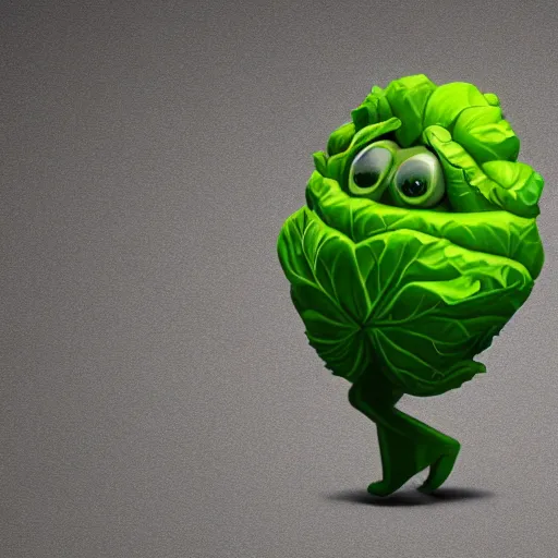 Prompt: an anthropomorphic cabbage running for president, ultra detailed, 8 k, trending on artstation, award - winning art,