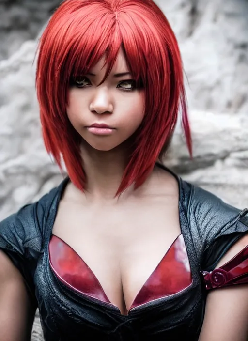 Image similar to a full portrait photo of real - life garnet final fantasy, f / 2 2, 3 5 mm, 2 7 0 0 k, lighting, perfect faces, award winning photography.