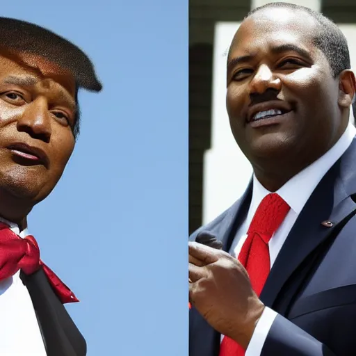 Prompt: black trump