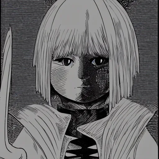 Image similar to a rabbit in the manga Berserk