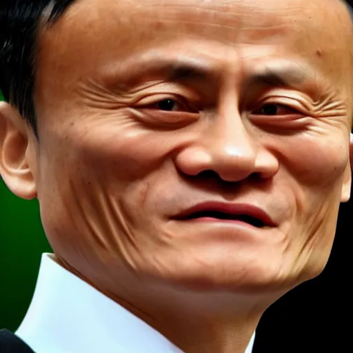 Image similar to jack ma tiny face enlarge cranium photo portrait