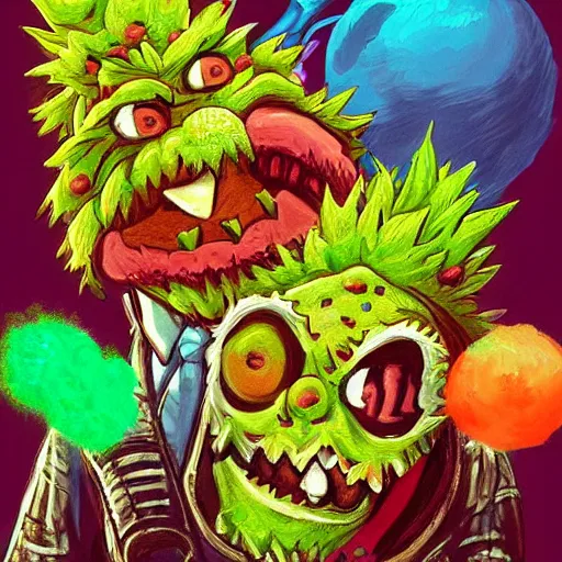 Image similar to a tennis ball monsters eating waffles, colorful, digital art, fantasy, magic, chalk, trending on artstation, ultra detailed, professional illustration by basil gogos