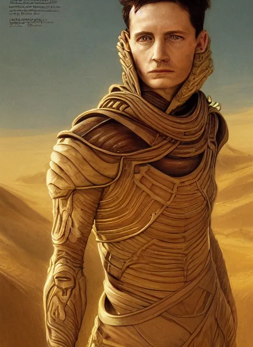 Image similar to artstation concept of paul atreides as Dune concept art, translucent skin, bio skin, blue eyes, symmetrical face, fantasy science, science background, sci-fi, hyperdetailed, artstation trending, world renowned artists, worth1000.com, historic artworks society, antique renewel, cgsociety, by greg rutkowski, by Gustave Dore, Deviantart