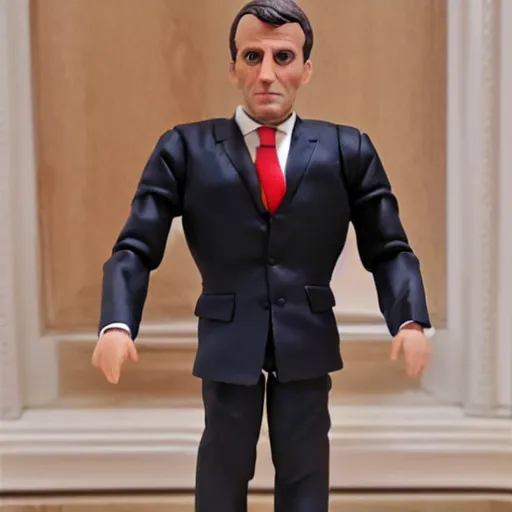 Image similar to emmanuel macron action figure